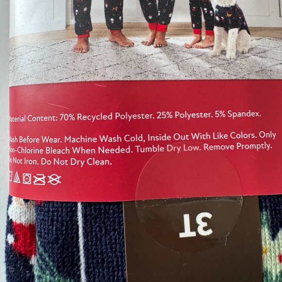 Member's Mark Unisex Holiday Kids' Pajama Set, Size 3T - NWT - Picture 6 of 6